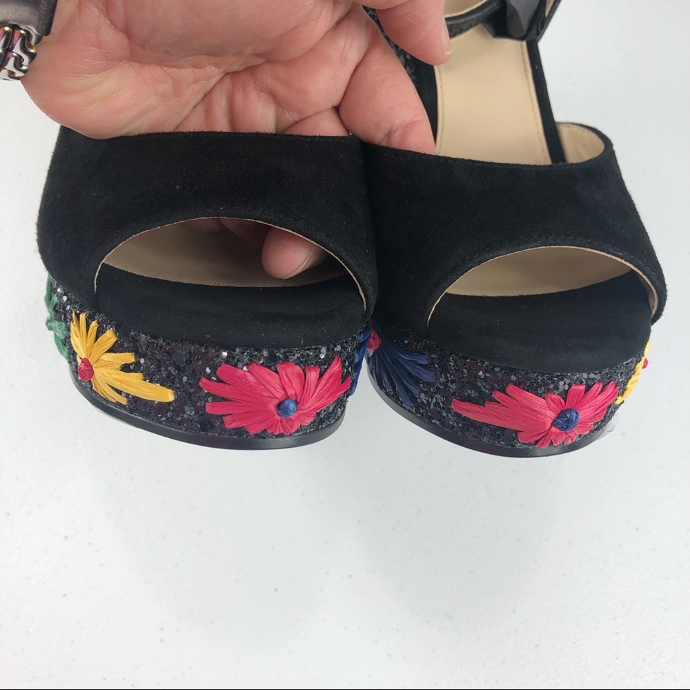 Botkier New York Jessie Wedge Sandals Size 6.5 - Picture 4 of 8